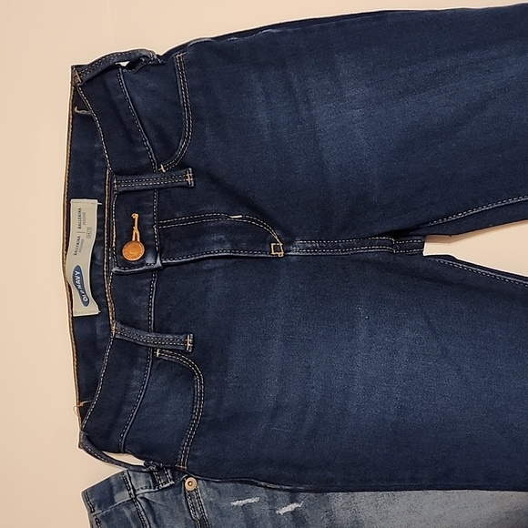 Old Navy & Justice Leggings Jeans Two Pairs - Picture 3 of 9